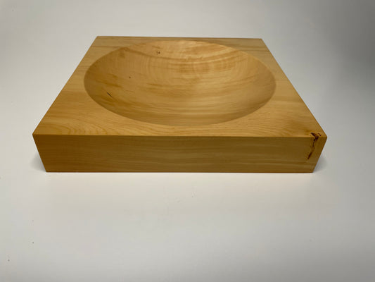 Square Wooden Bowl 250 x 45mm